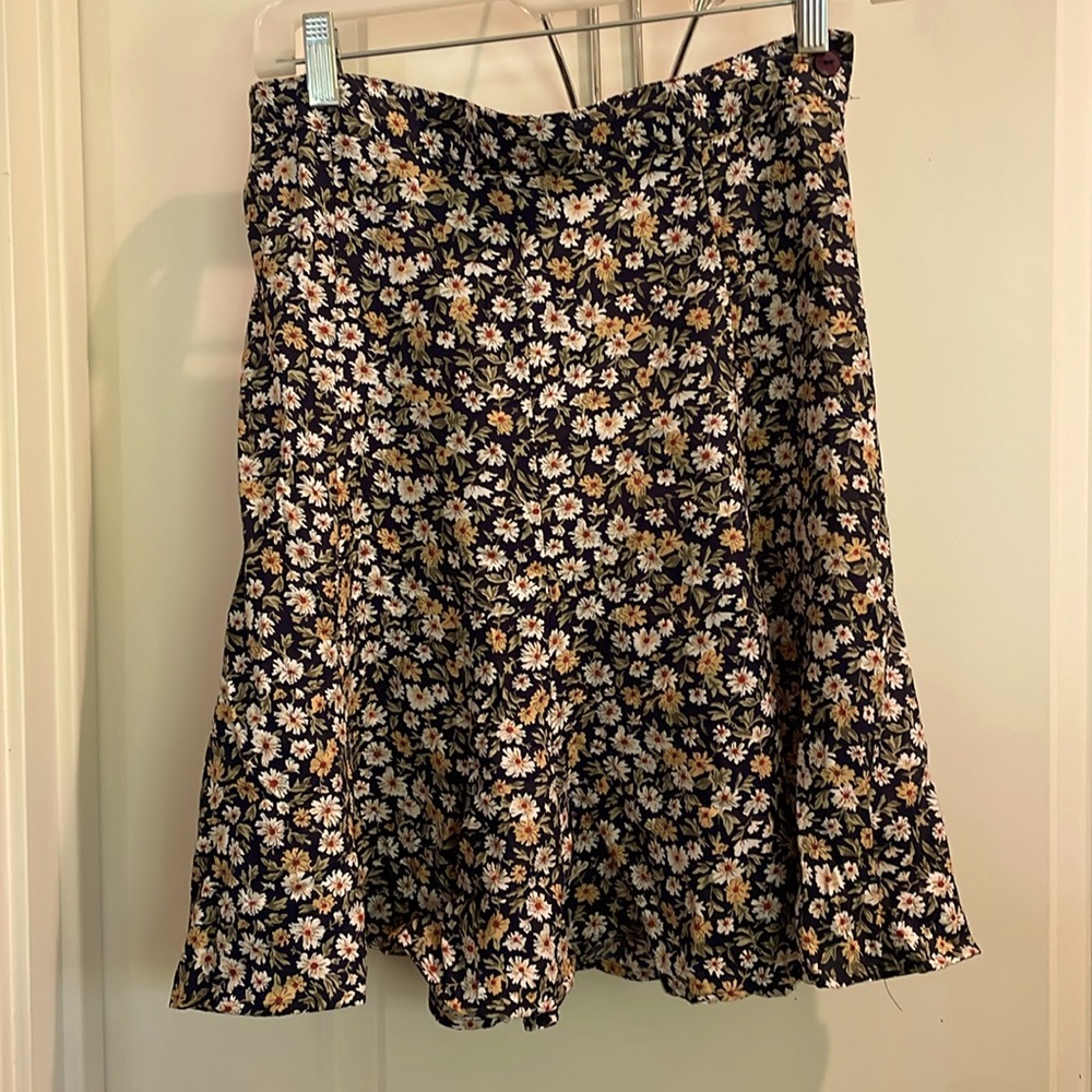 Tracey Evans LTD vintage rayon mini skirt